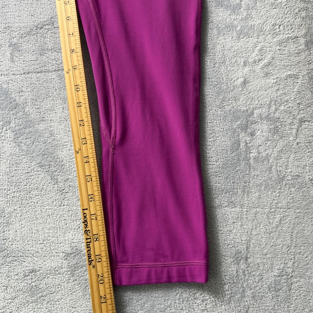 Lululemon Align High Rise Crop Leggings Amethyst Purple Size 6 Athletic Yoga - Picture 7 of 8
